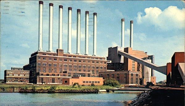 Conners Creek Power Plant The Seven Sisters And Two Brothers Detroit