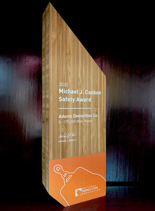 Adamo Group Wins First Annual Mike Casbon Safety Award featured image