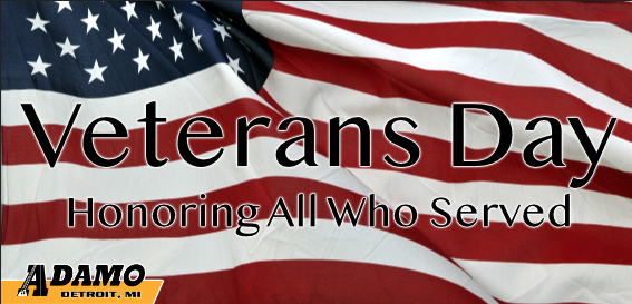 Happy Veterans Day. Thank you to everyone who has served. Featured Image