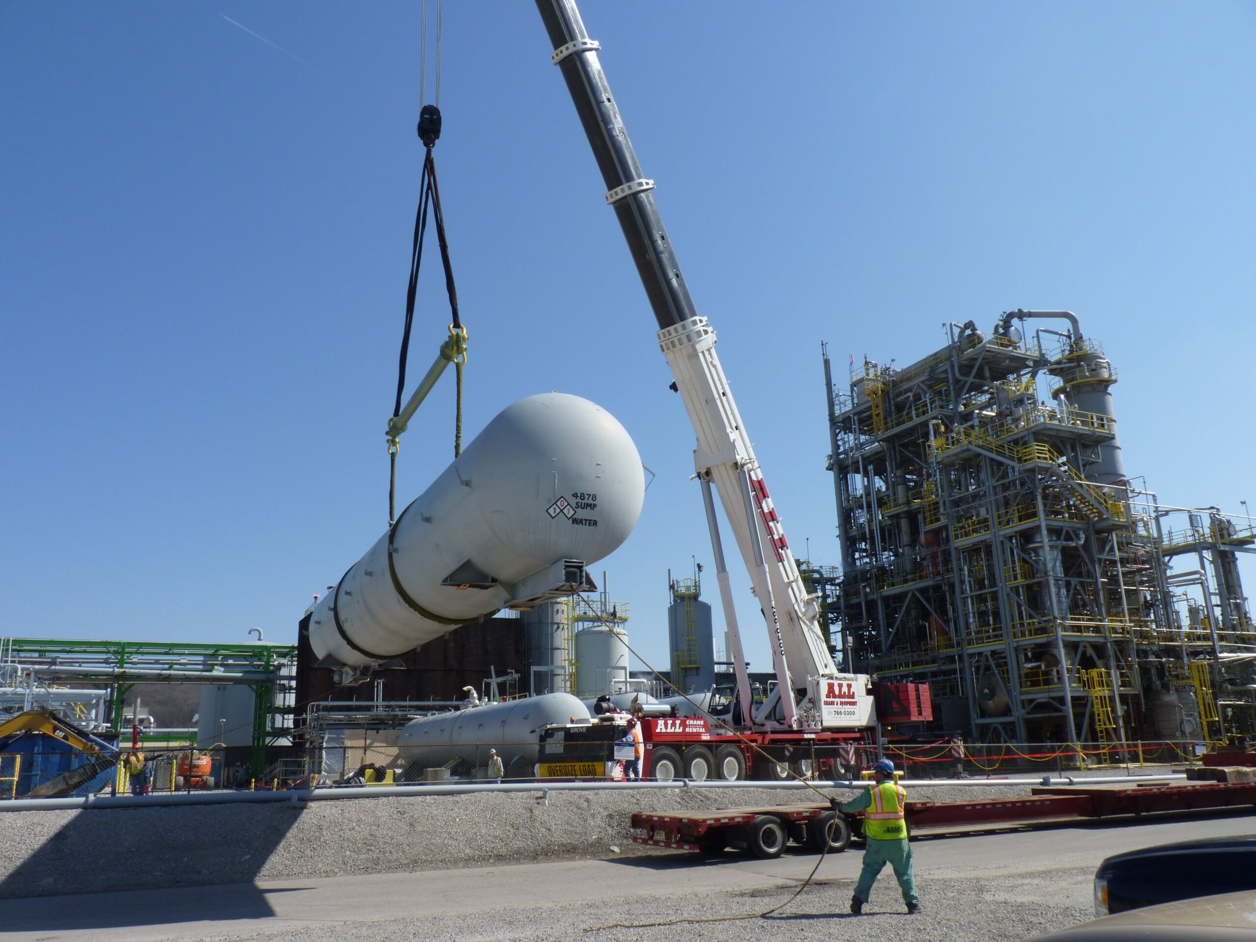 Bayer CropScience MIC Tank Extraction Project West Virginia Project Image 3