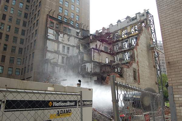 Fine Arts and Adams Theatre Buildings Demolition and Facade Preservation Project Image 4