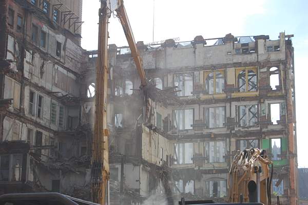 Fine Arts and Adams Theatre Buildings Demolition and Facade Preservation Project Image 6